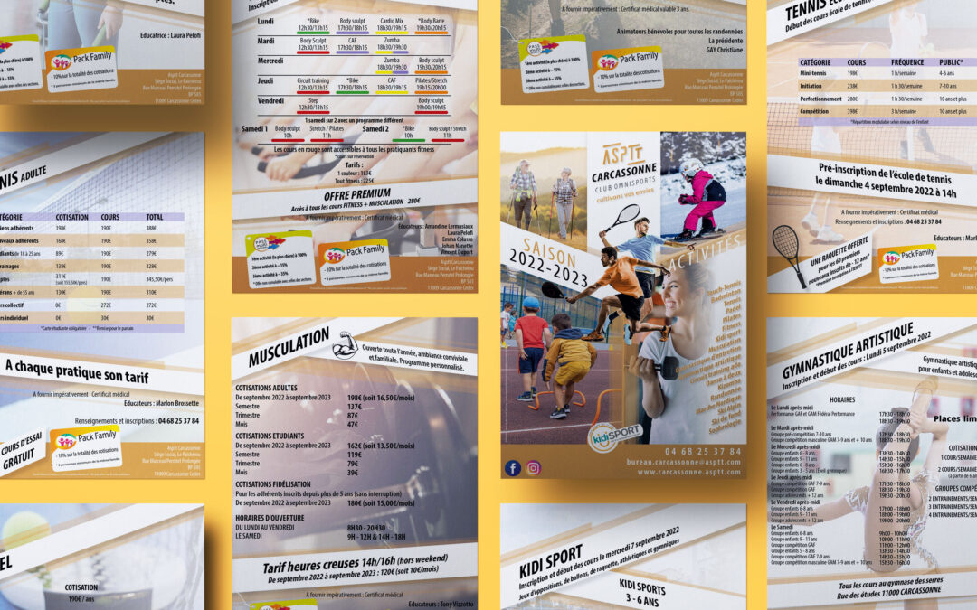Flyers ASPTT Carcassonne